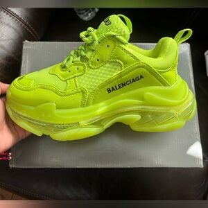 Balenciaga Fluorescent Lime Sneakers